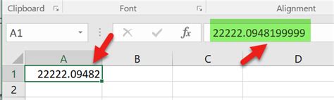 Excel Large Numbers